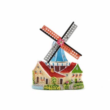 Magneet stellingmolen huis met luiken, Ophalen of Verzenden, Nieuw