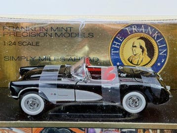 Franklin Mint 1:24 - Modelauto - 1957 Chevrolet Corvette -