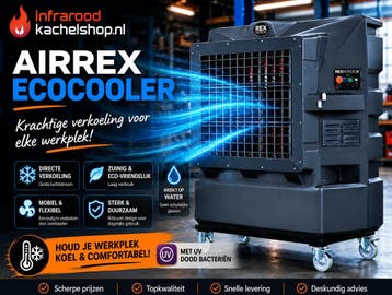 Airrex industrie Koeler Luchtkoeler Airco Verdampingskoeler, Verzenden, Nieuw, 3 snelheden of meer, Staande ventilator