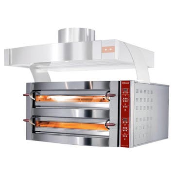 Diamond Pizza Oven | 2x 6 Pizzas Ø 350mm | 1550x1100x780mm, Ophalen of Verzenden, Nieuw in verpakking