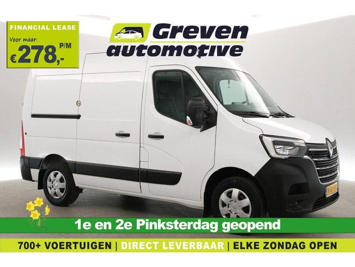 Renault Master 2.3 dCi L1H2 | Airco | Cruise | Camera |, Auto's, Bestelauto's, Handgeschakeld, Diesel, Wit, Euro 6, Renault