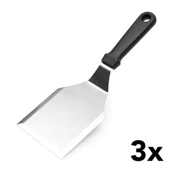 HCB Hamburger turner / zalmmes / burgermes 31,3 cm - set van, Verzenden