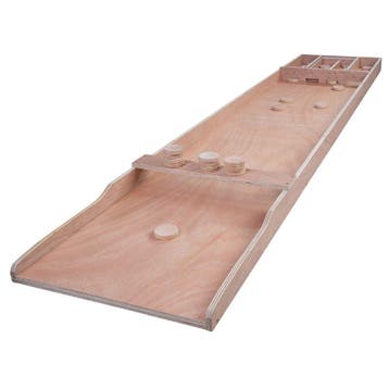 Longfield Wedstrijd Sjoelbak 200x41 cm - Met Stenen, Ophalen of Verzenden, Nieuw