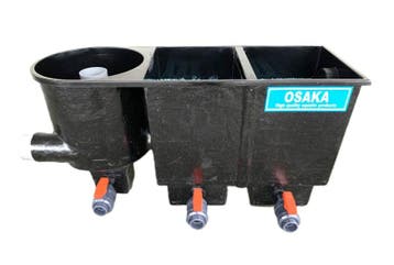 Osaka 2 kamerfilter met vortex Medium 10.000 COMPLETE SET, Tuin en Terras, Vijver-toebehoren, Verzenden, Nieuw, Vijverfilter
