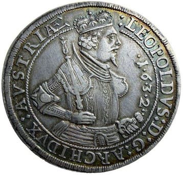 Oostenrijk. Leopold V. (1619–1632). Reichstaler Hall in