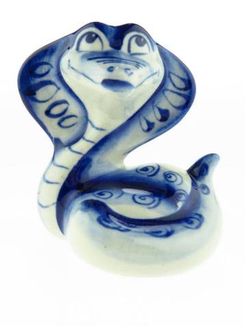 Cobra in Delfts Blauw, Verzenden, Gebruikt