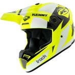 Crosshelm Kenny Track -Fluo Geel / Wit - MAAT L, Motoren, Kleding | Motorhelmen, Verzenden, Nieuw met kaartje, Offroadhelm, Overige merken