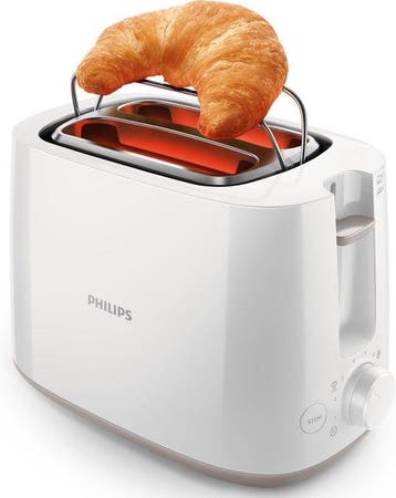 Philips Daily HD2581/00 - Broodrooster - Wit, Verzenden, Nieuw