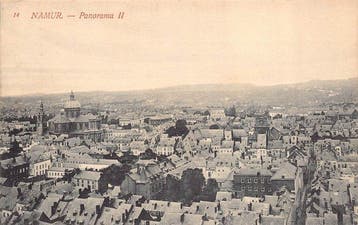 België - Namur-Ville - mooie kavel van 122 cpa afmetingen 9, Gelopen