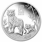 Lunar III - Year of the Tiger - 1/2 oz 2022 Proof, Verzenden, Losse munt, Zilver