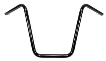 1 inch (25,4 mm) Universeel Stuur Apehanger 38 cm Zwart, Nieuw