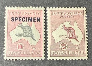 Australië 1915 - SG 41 en Specimen -well gecentreerd - 2s, Gestempeld