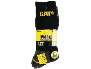Veiling - 3x Cat Sokken 3-Pack 96460 | Zwart/Grijs | Maat 46, Nieuw