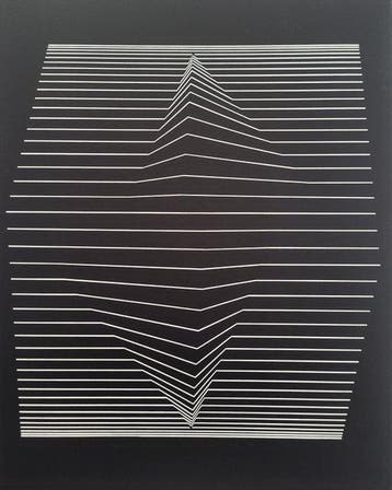 Victor Vasarely (1906-1997) - Ilile II, 1962. Vasarely