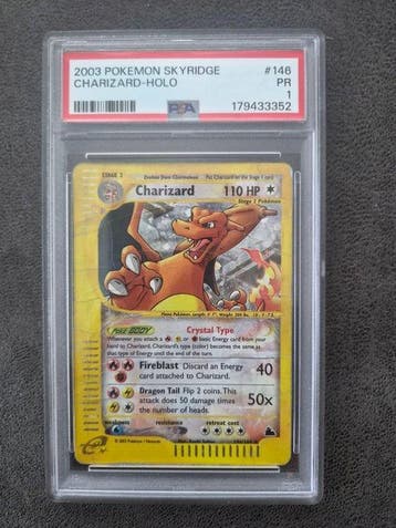 Pokémon - 1 Graded card - Charizard #146 Foil - PSA 1 - WOTC, Nieuw