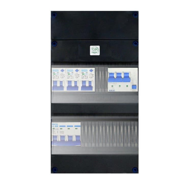 Gacia groepenkast 3 fase 3 alamat + kracht, Doe-het-zelf en Verbouw, Elektra en Kabels, Nieuw, Ophalen of Verzenden