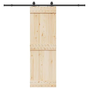 vidaXL Doos met onderdelen voor schuifdeur 213 cm staal, Verzenden, Nieuw