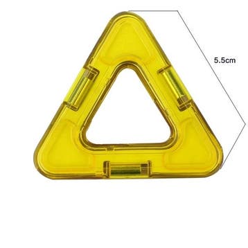 magnetisch bouwblok - los onderdeel - driehoek, Verzenden, Nieuw