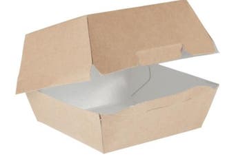 Hamburgerdoosjes afbreekbaar | 10,8x10,8 cm | 250 stuks, Verzenden, Nieuw in verpakking