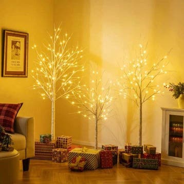 Kerstboom met verlichting - Kunstkerstboom - 120/150/180 cm, Diversen, Verzenden, Zo goed als nieuw