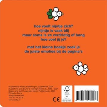 Nijntje is blij / Nijntje - Dick Bruna 9789056470456, Verzenden, Gelezen, Dick Bruna