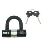 Beugelslot 100x100mm ART-4 U-lock zwart (12mm dik) MKX, Motoren, Accessoires | Sloten, Ophalen of Verzenden, Nieuw