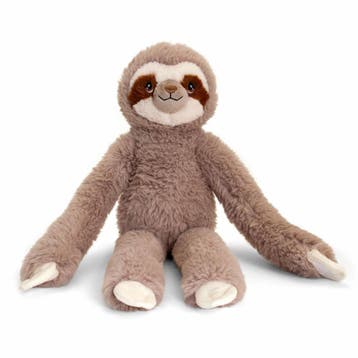 Luiaard knuffel - pluche - 38 cm - met klitteband handen, Kinderen en Baby's, Verzenden, Nieuw