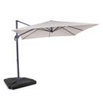 Zweefparasol Pisogne 300x300cm – Premium parasol - Beige |, Verzenden, Nieuw