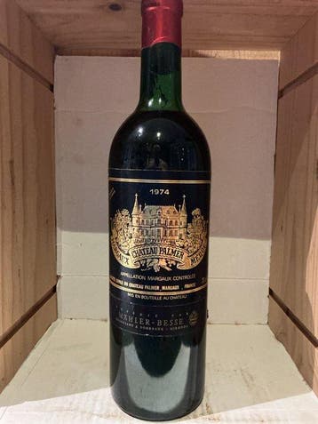 1974 Château Palmer - Margaux 3ème Grand Cru Classé - 1 Fles, Nieuw