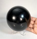 Edele obsidiaankogel – diepzwart vulkanisch glas Bol -