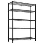 GGM Gastro | Stalen stellingrek - 1200x450mm - 5 schappen -, Verzenden