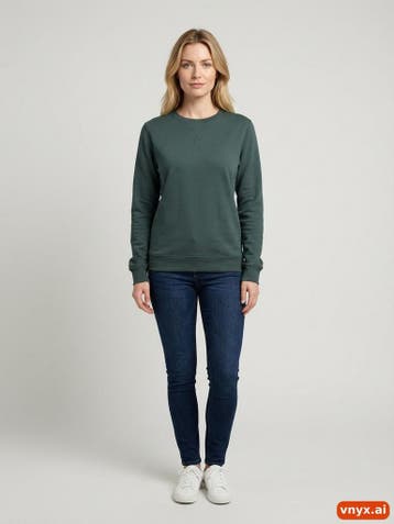 REV REVELATION Sweatshirts Dames maat M Dark Green Vintage, Ophalen of Verzenden, Nieuw