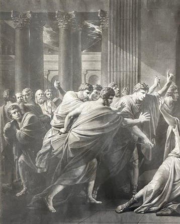Valentine Green (1739–1813) - The Assassination of Julius