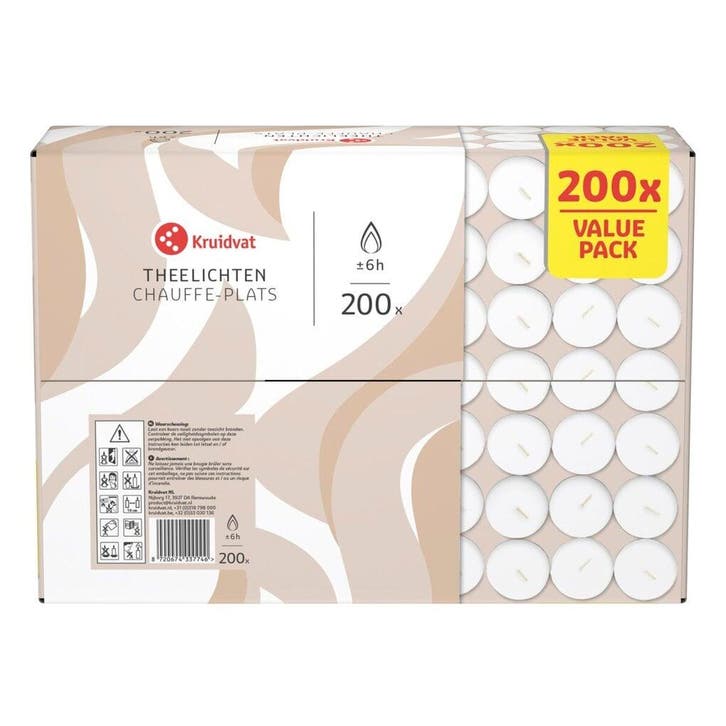 Kruidvat Theelichten, Huis en Inrichting, Woonaccessoires | Kandelaars en Kaarsen, Nieuw, Verzenden