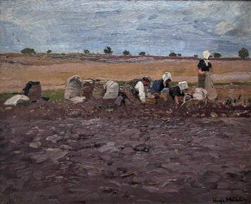 Hugo Mühlig (1854-1929) - Kartoffelernte