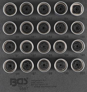 Bgs Technic Rim Lock dop Set voor Opel, Vauxhall (Version..., Verzenden, Nieuw