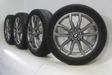 BMW X1 F48 X2 F39 711M 18 inch velgen Continental Winterband, 18 inch, Gebruikt, Velg(en), Winterbanden