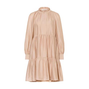 Alcidia da Veiga • roze zijden jurk • 36, Kleding | Dames, Jurken, Verzenden, Nieuw, Alcidia da Veiga, Roze