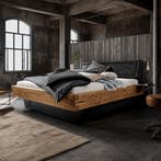 TPT Möbel Varn Massief Eiken Balkenbed met Bedlades - 140 x, Nieuw