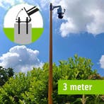 Lichte houtstructuur cameramast met kantelanker 3, Ophalen of Verzenden, Nieuw