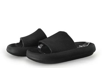Sacha Slippers in maat 41 Zwart, Slippers, Verzenden, Zwart, Zo goed als nieuw