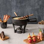 2dekans | Boska Fondueset Nero - Kaasfondueset - Zwart - 1,3, Ophalen of Verzenden, Zo goed als nieuw