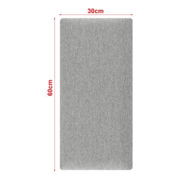 Gestoffeerde wandpanelen Carpino set van 3 stof 60x30 cm lic, Verzenden, Nieuw