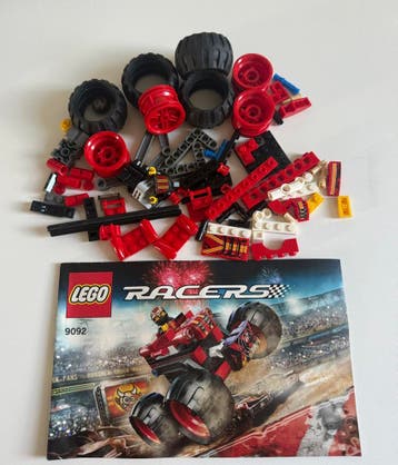 LEGO Crazy Demon 9092, Zo goed als nieuw, Complete set, Lego, Racers