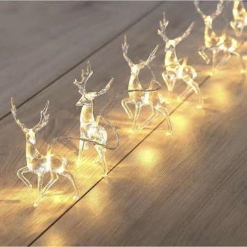 Ruhhy LED Rendier Kerstverlichting - 10 Stuks - Warme Wit..., Ophalen of Verzenden, Nieuw