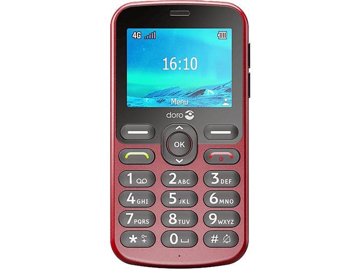 Doro -  1880 Eenvoudige Gsm - 4g  17 Mb - Rood, Telecommunicatie, Mobiele telefoons | Overige merken, Nieuw, Zonder abonnement