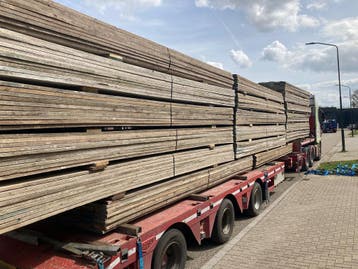 STEIGERHOUT GEBRUIKT | Steigerplanken |  GROOTSTE VAN NL, Doe-het-zelf en Verbouw, Hout en Planken, Ophalen of Verzenden, Gebruikt