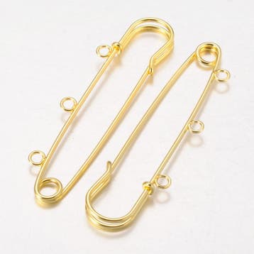 1 x Grote kiltspeld – Goudkleur – 75 x 21 mm – Gaten 3, Hobby en Vrije tijd, Kralen en Sieraden maken, Ophalen of Verzenden, Nieuw
