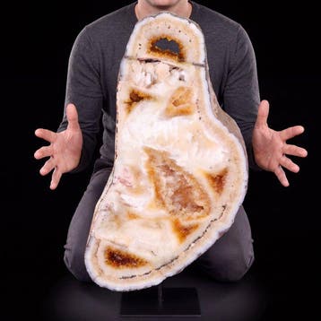 Uniek! - citrien - 45x21x13 cm - Geode- 7.2 kg, Verzamelen