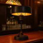 Tafellamp Auxerre Antiek Zwart Binnenverlichting, Verzenden, Nieuw, Industrieel, Minder dan 50 cm
